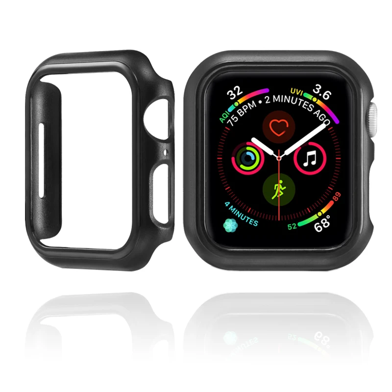 

New PC Watch Case For Apple Watch Series 4 Protect Shell For iwatch 44mm 40mm Fall Resistance Bumper Frame Cover Accessories