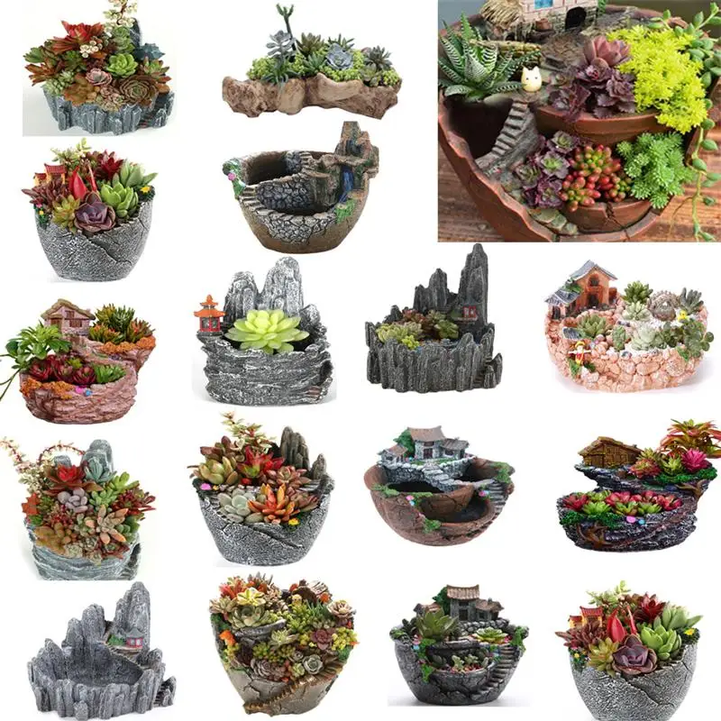 BESTOYARD современный Сказочный Сад DIY Миниатюрный бонсай полимерный горшок горшки