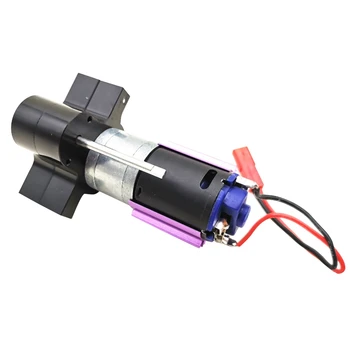 

Upgraded Metal Transfer Gear Box With 370 Motor For Wpl 1/16 4Wd 6Wd Jjrc Q60 Q6(Black)