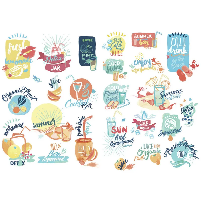 1 PCS Kawaii Month Week Leaves Words Cute Aesthetic Book Journal Stickers  Scrapbooking Stationery Sticker Flakes Art Supplies - AliExpress