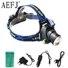 LED Headlamp T6/L2/V6 Headlight 3 Modes Zoomable Waterproof Super bright camping Fishing light Powered by 2x18650 batteries ► Photo 1/6