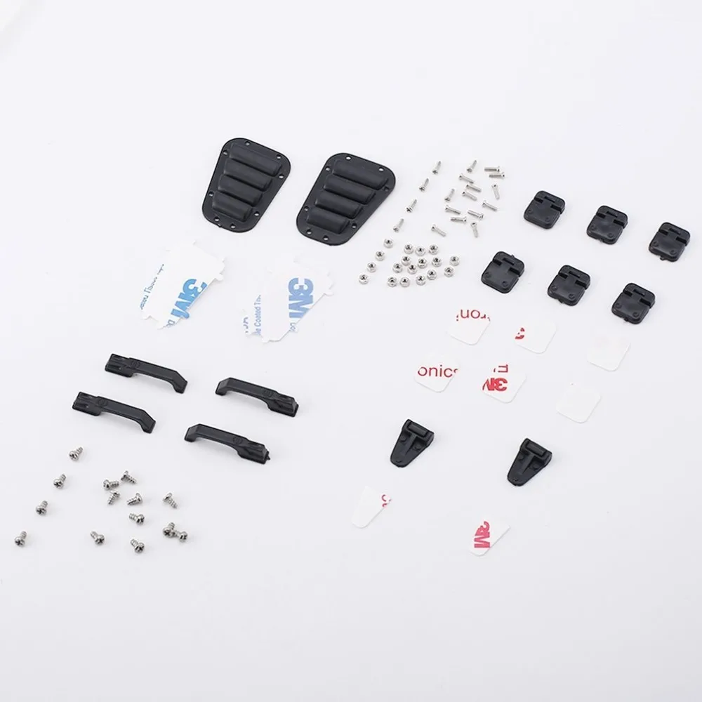 RC Decoration Car Cover Grille/Door Handle /Door Hinge/Cover Simulation Hinge for Traxxas TRX-4 1/10 RC Crawler Climbing Car