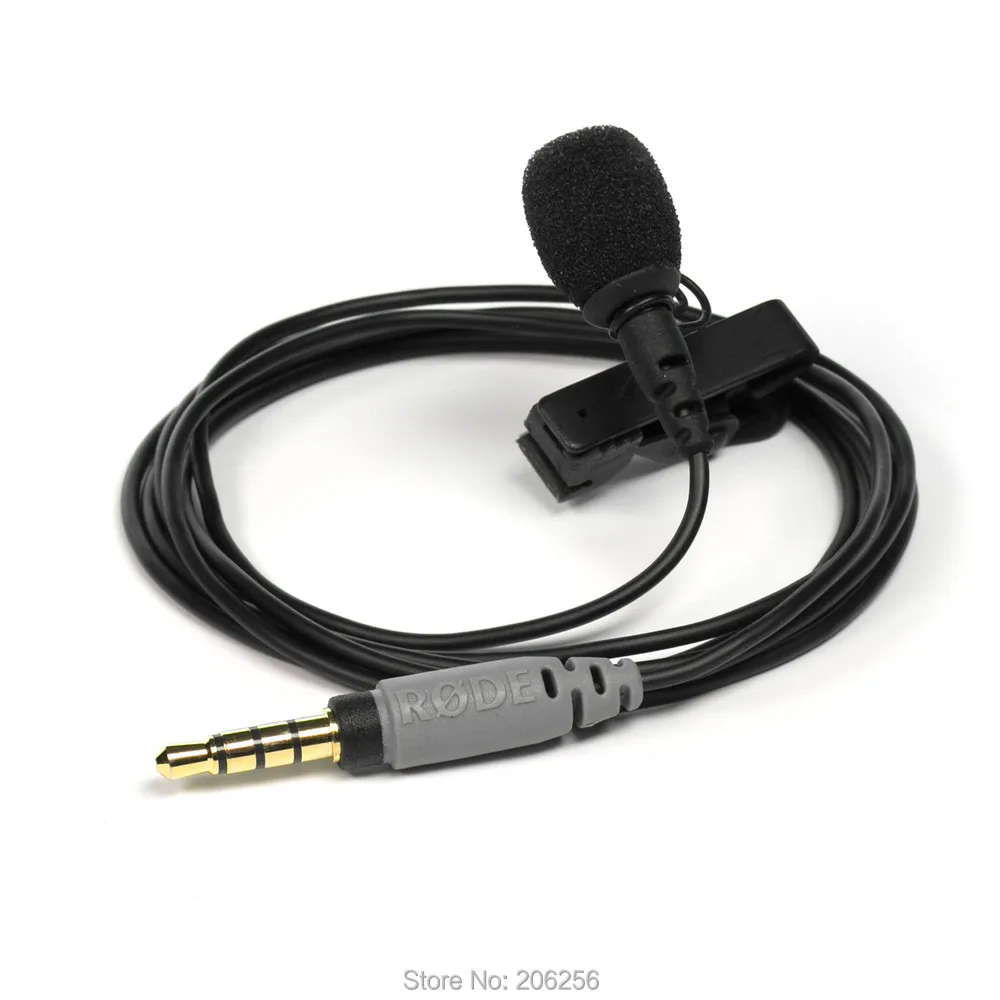 Rode smartLav+ Lavalier Microphone for Smartphones or Tablets with Foam Pop Shield and Mounting Clip Broadcast quality | Электроника