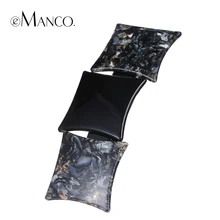 Красочный площади геометрические заколки для женщин ацетат акрил клип заколка hairwear аксессуары eManco HA00024