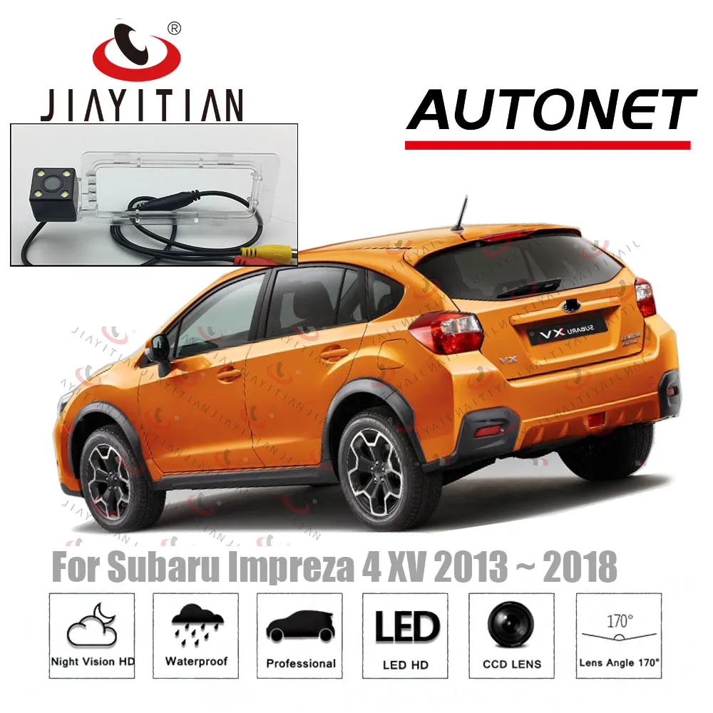 Камера заднего вида JiaYiTian для Subaru XV 2014 2015 2016 2017 Impreza 4 GJ GP CCD ночное видение |