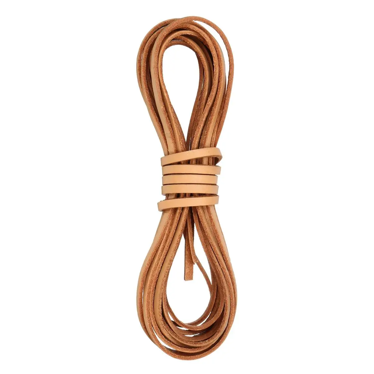 3/4/5/8/10mm 5M Genuine Leather Rope Cord Strap Cowhide Bracelet Necklace DIY Craft String Jewelry Making Flat Leather Rope