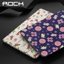 Caso de la alta Calidad de 2017 el Nuevo ipad 9.7/Pro 10.5, Rock Ultra Delgado Ligero Smart Cubierta Del Imán Auto Estela/Del Sueño Casos Plegables