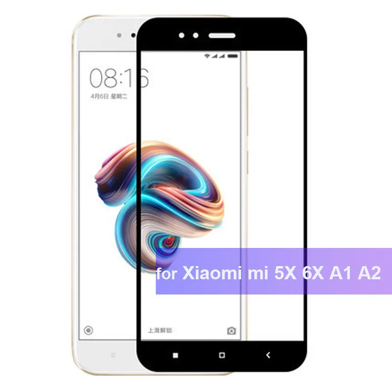 WeeYRN 9H 2.5D защитное стекло на Xiaomi mi 5X mi A1(сяоми ксиоми ми а1) закаленное Стекло Экран протектор на Xiaomi mi A2 mi 6X(сяоми ксиоми ми а2) защитная пленка полный охват стекло