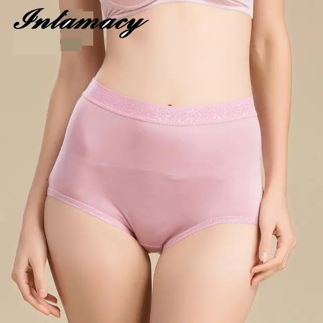 The New High grade Silk Knitted Underwear Waist Ladies Comfortable