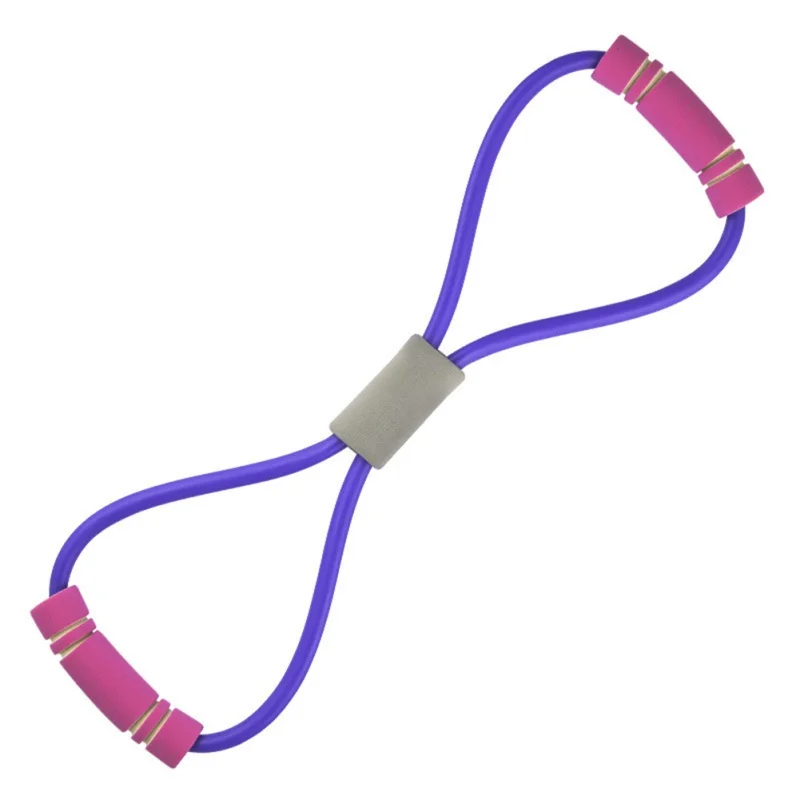 

8 Word Chest Developer Yoga Training Fitness Gum Rubber LOOP Latex Resistance Fitness Equipment Stretch Elastic Band new