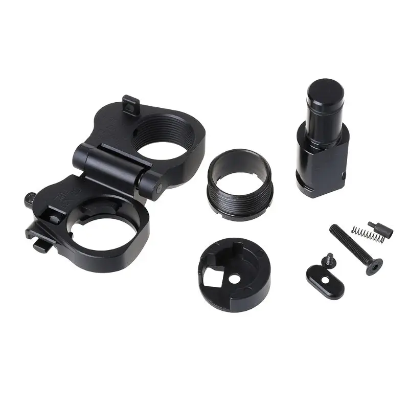 1 Set Folding Stock Adapter Aluminum Alloy Tactical Airsoft Tackle