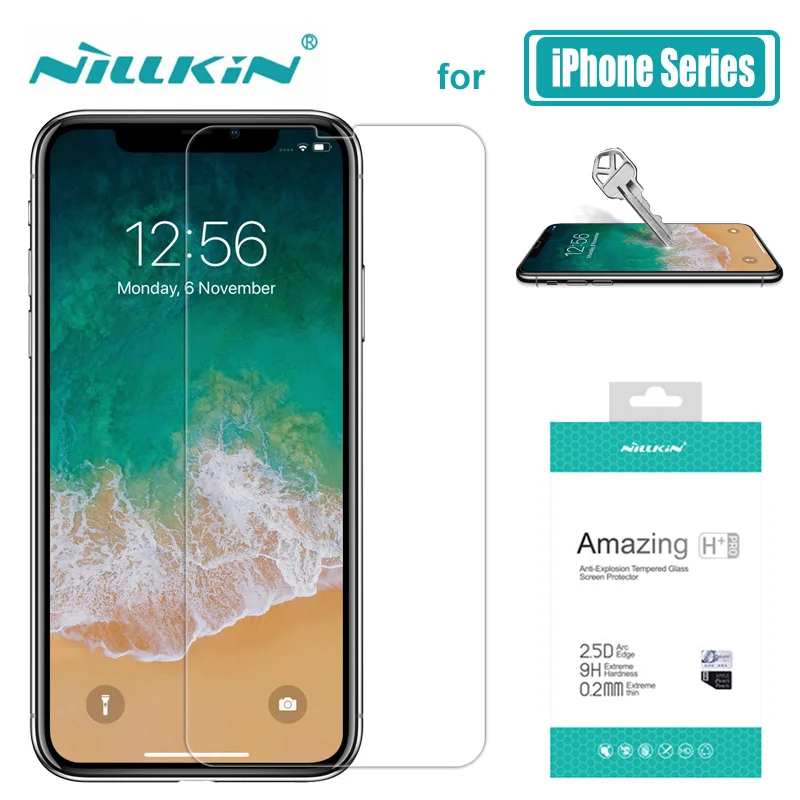 Для iPhone 11 Pro Max XS MAX XR Nillkin H+ Pro защита экрана из закаленного стекла для iPhone 11 Pro XR X XS Max 6 6S 7 8 Plus стекло