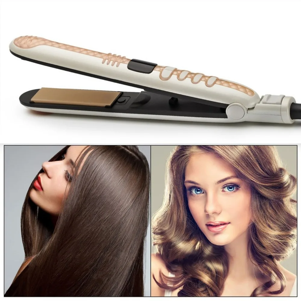 Hair Straightener Hair Styling Iron Wavy Hair Styling Curls Crimps