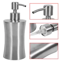 220ml 250ml 400ml 304 Stainless Steel Bathroom Shower Pump Lotion Dispenser Liquid Bottle 2