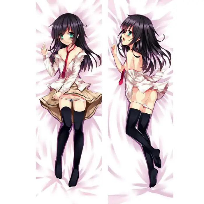 

Decorative Japanese Anime Watamote Tomoko Kuroki Uniform Throw Otaku Dakimakura Gifts Bedding Hugging Body Pillow Case 150x50 CM
