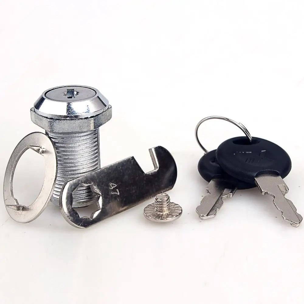 Safe Universal Cam Cylinder Locks Tool Box File Desk Drawer Lock with 2 Keys Free