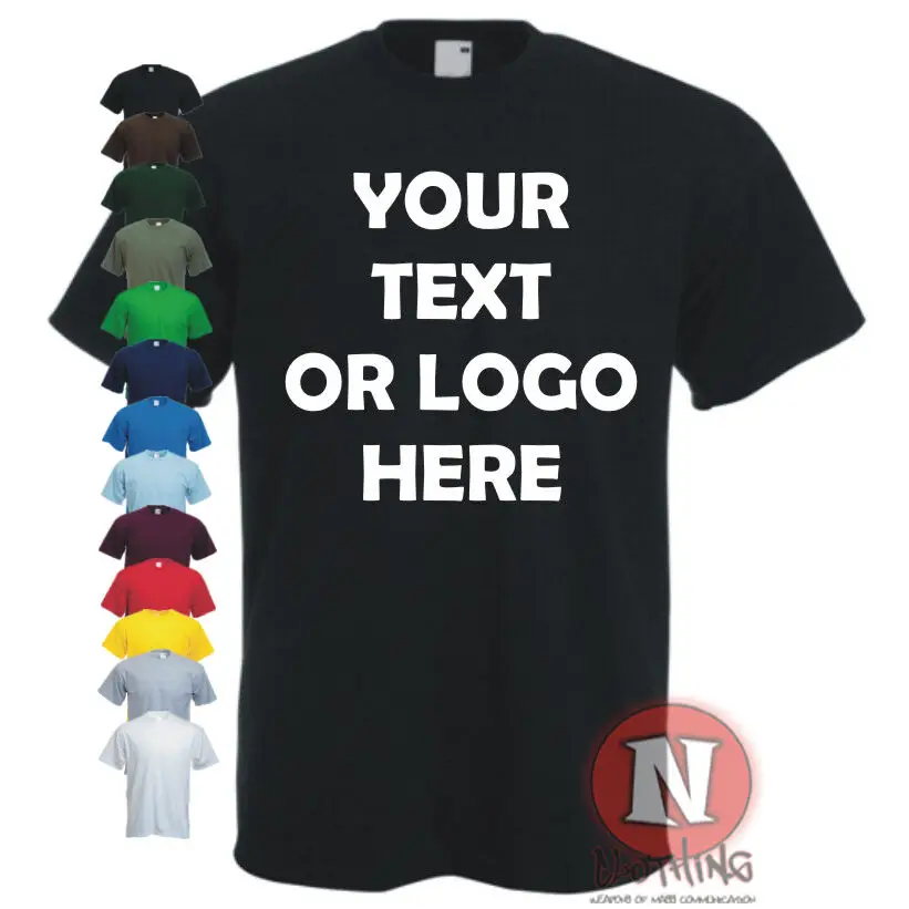 

YOUR TEXT HERE - custom customised personalised T-shirt