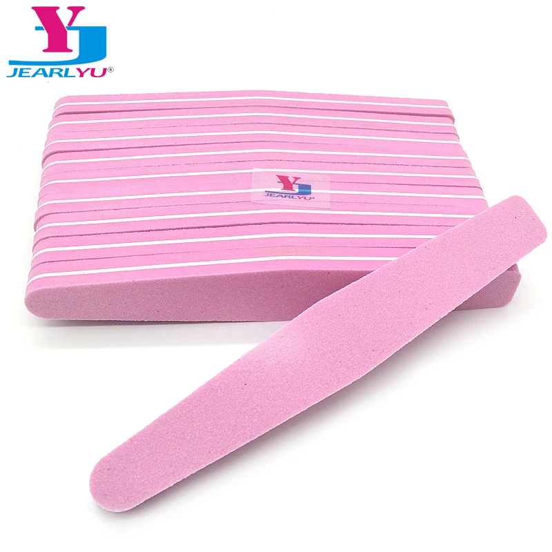 

Prismatic Nail Files Sanding 100/180 Pink Sponge Style Nail Art Tips Manicure Tools UV Gel Polisher Sandpaper Buffer Lima Unghie