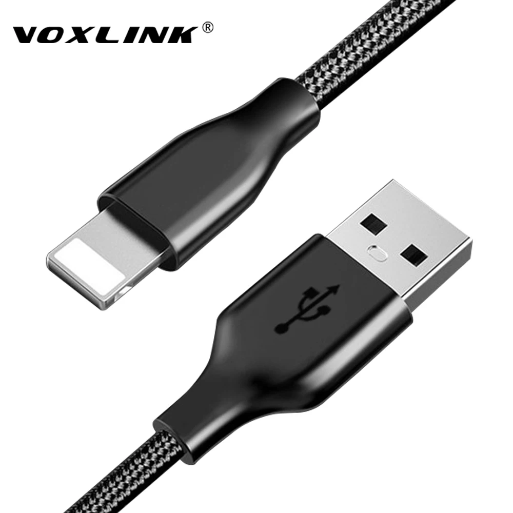 VOXLINK 5V 2.4A USB Cable for iPhone x 8 8Plus 8pin USB Charging Data