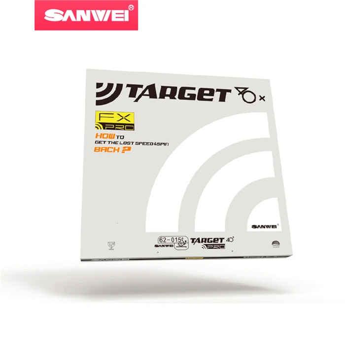 Sanwei TARGET Europe 40+(National 40+) FX резиновый Настольный теннис для пластиковых шариков с губкой для пинг-понга - Цвет: Europe FX Red