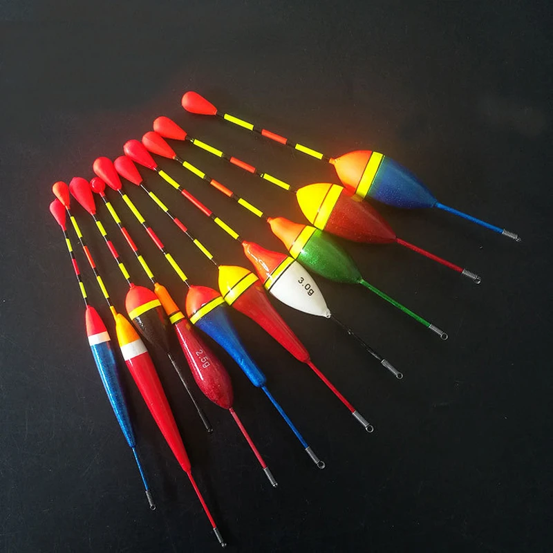 10Pcs/Lot Fishing Floats Set Mix Size Color Ice Float Bobber Buoy Boia For Carp Tackle Accessories|Рыболовный поплавок| |