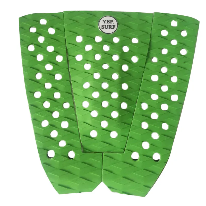 

3M Glue Deck Pad Surfboard Tail Pads green color Surf Traction Pad EVA Grip Pad in Surfing