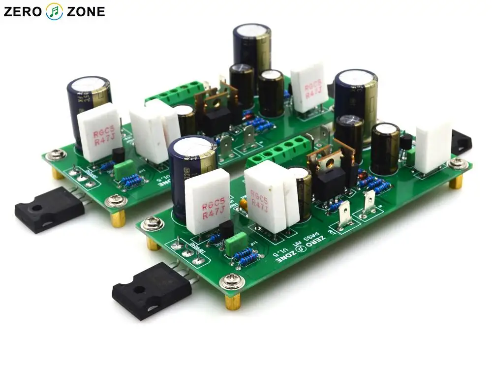 

GZLOZONE One Pair PASS-AM V15 Class A 10W Power Amplifier Board Balanced Input
