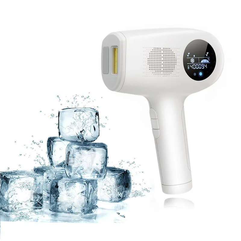 

NEW ICE Cold IPL Epilator Laser Hair Removal LCD Display Machine Permanent Bikini Trimmer Electric depilador 500000 Pulsed