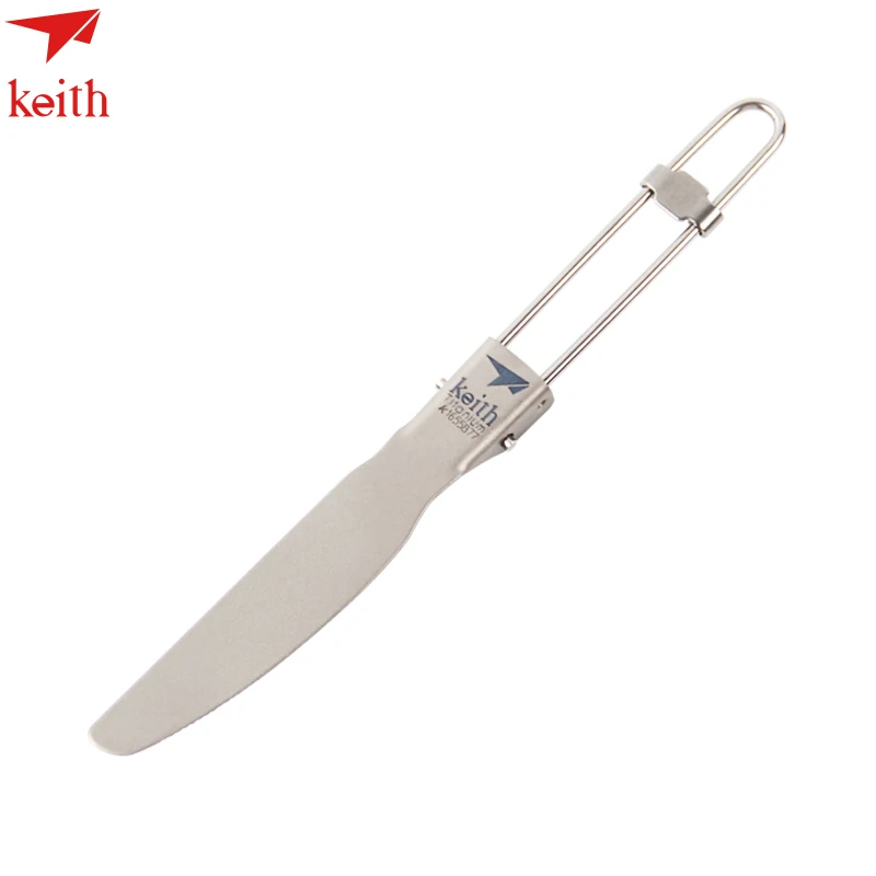 

2016 OEM New Mode Keith Ti5304 Titanium Folded Knife outdoor And Camping Table Cooking Ware Set Best Price
