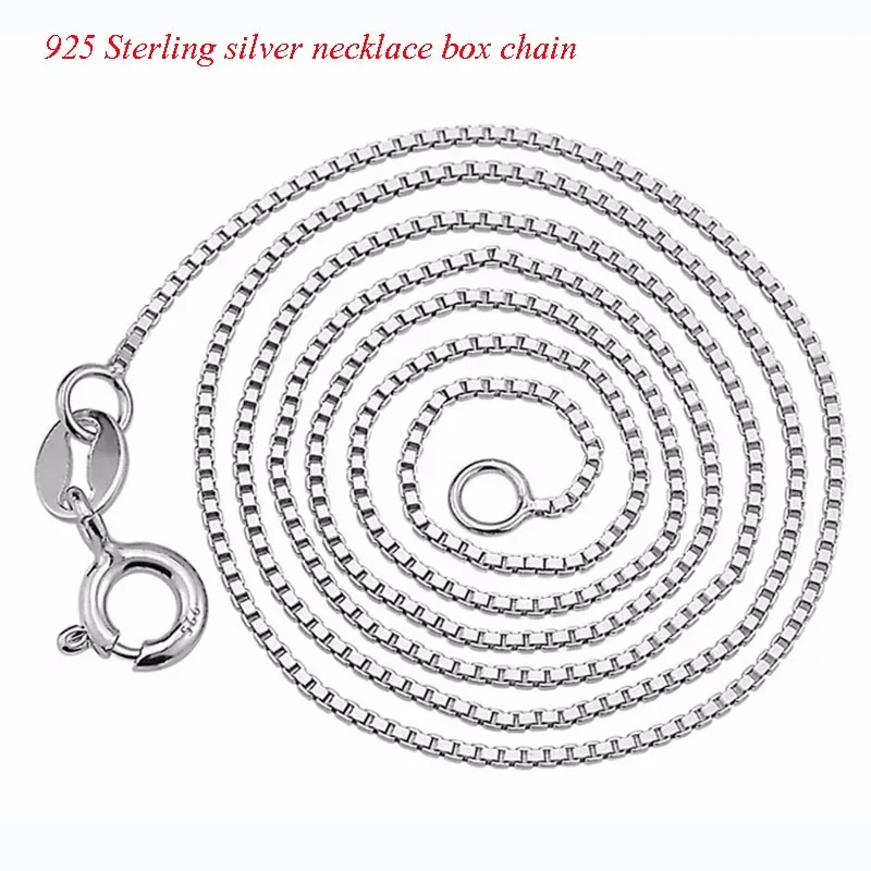 s925 sterling silver box chain neclace (8)