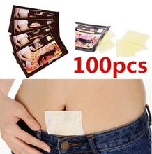 100pcs Sleep Lose Weight Slimming Patch Weight Loss Fat Navel Stick Burning Fat Magnets