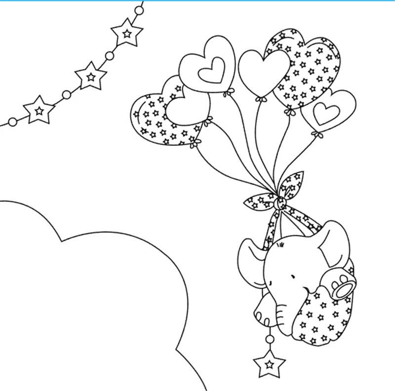 

10x10 Love balloon Transparent Clear Silicone Stamp Seal for DIY scrapbooking photo album Decorative clear stamp