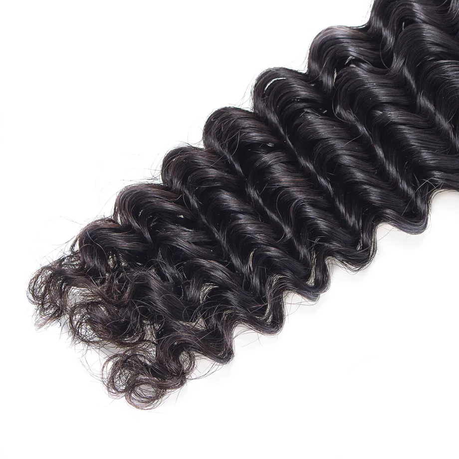 Brazilian Virgin Hair Deep Wave 100 Unprocessed Natural Color Human Hair Weave Bundles 3 Bundles Free Shipping