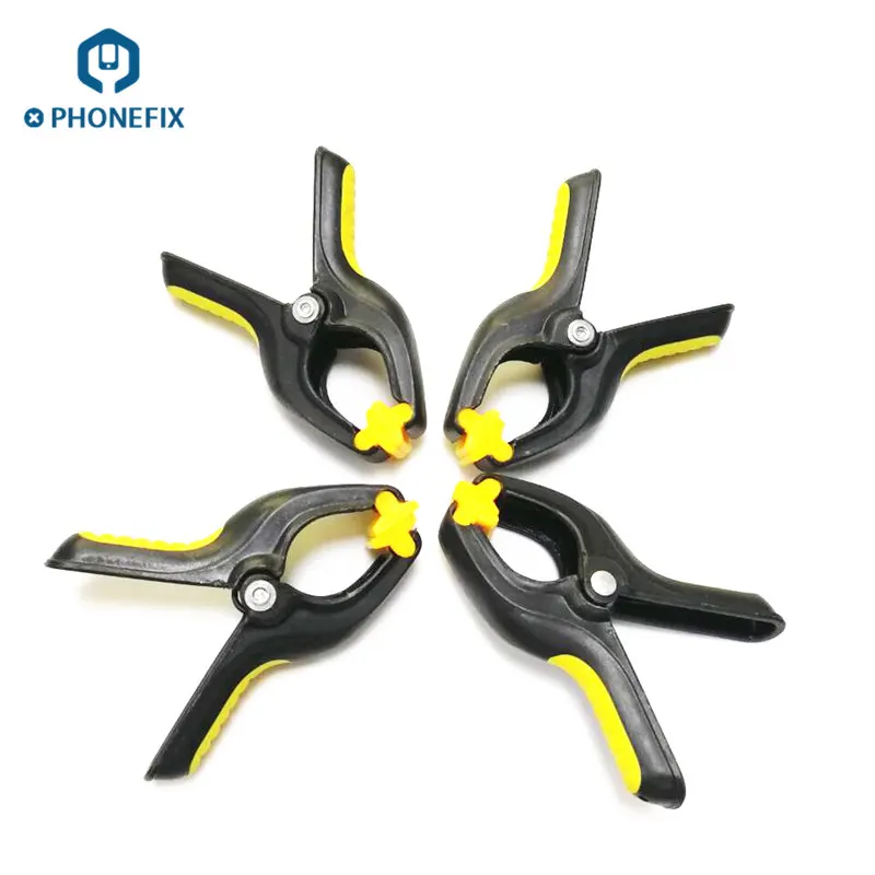 

PHONEFIX 4pcs/lot Plastic Clip Fixture Fastening Clamp for Mobile Phone Tablet Glued LCD Screen Repair Tools