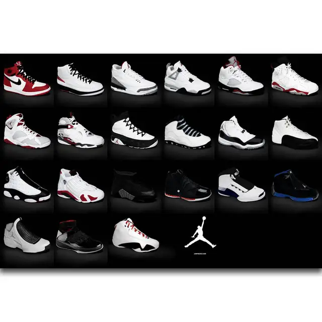 michael jordan shoes by year