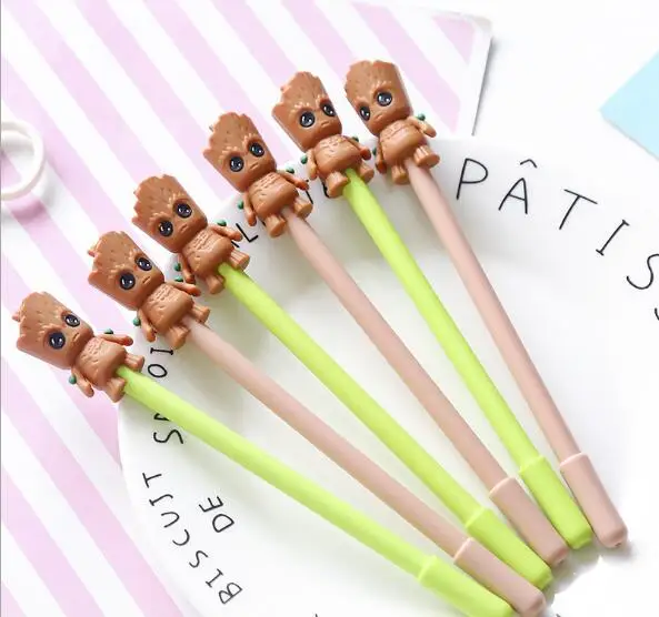 

1 Piece Lytwtw's Korean Cute Gel Pen School Office Kawaii Supply Handles Novelty Gift Creative cartoon Stationery