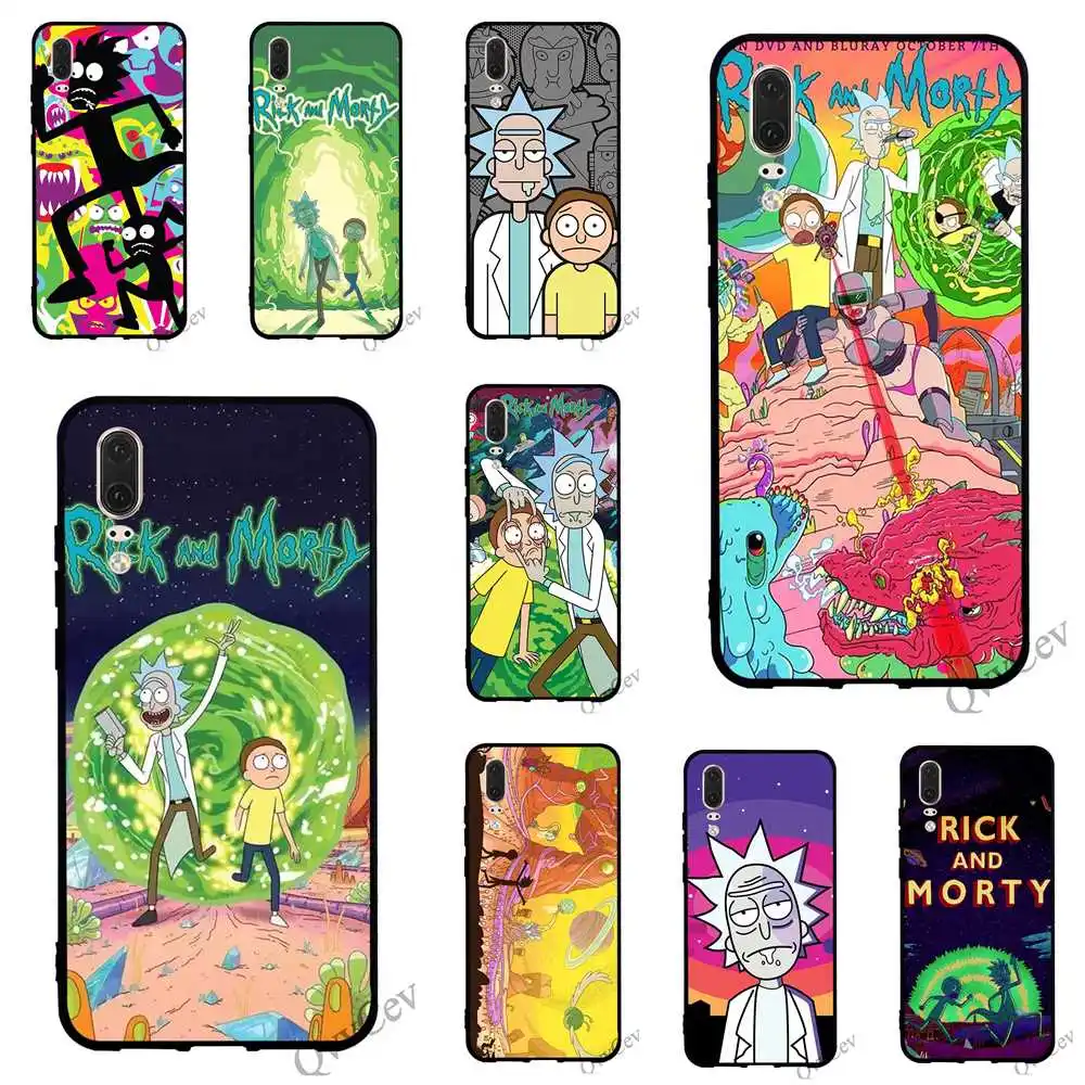 

Print Funny Cartoon Phone Cover for Huawei Mate 10 Lite Case 20 P8 P20 Pro P10 P9 Mini P Smart Cases Skin