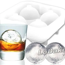 Последние шарообразные ледяные кубики лоток бар инструменты TPE материал пользовательский поднос для ледяных шариков прохладной питьевой для DIY пластиковый круглый поднос для ледяных шариков