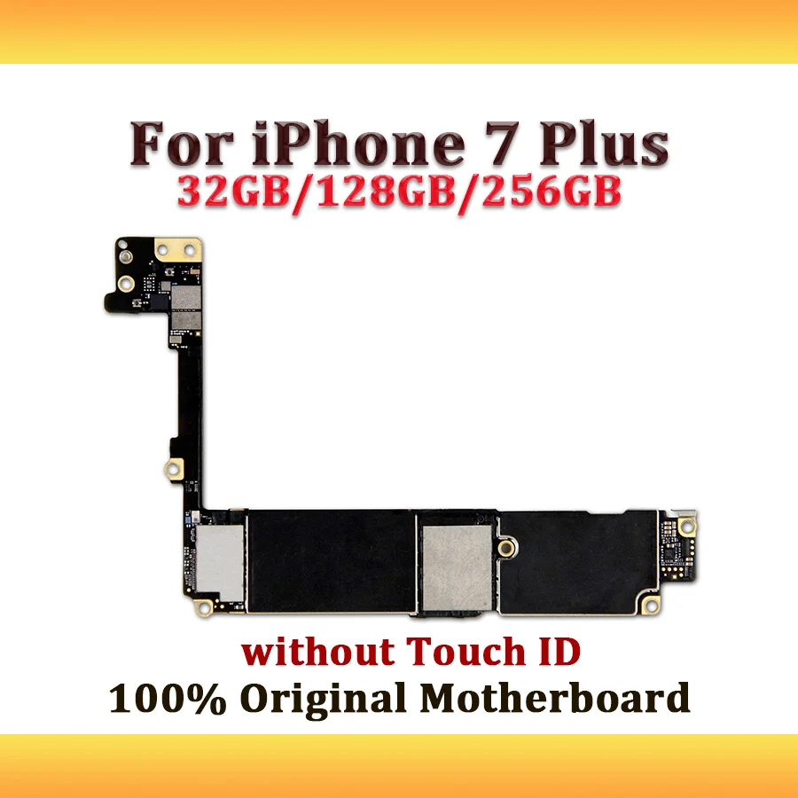 

Unlocked For iPhone 7 Plus Motherboard Without Touch ID,For iPhone 7 Plus 32GB/128GB/256GB Logic Board With IOS System