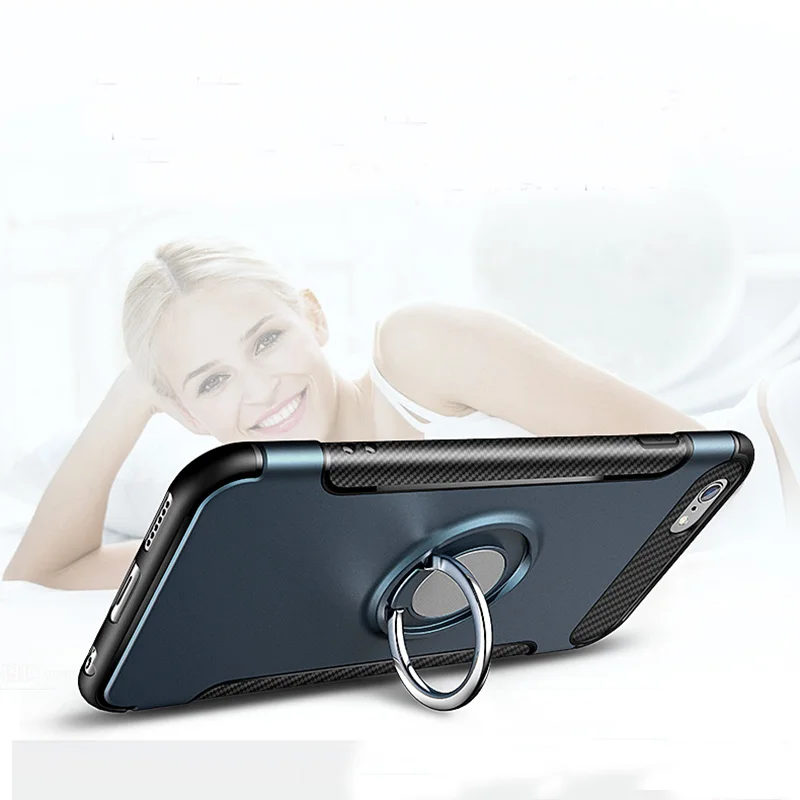 Роскошный металлический магнитный чехол из ТПУ для iPhone 5 чехлы 6s 7 8 Plus X XS Max XRSE с