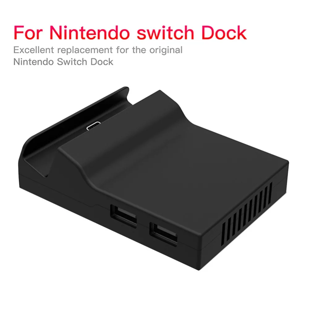 

For Nintendo Switch Docking Station Mini Heat Dissipating Replacement Dock Case Cover for HDMI TV Charger Base