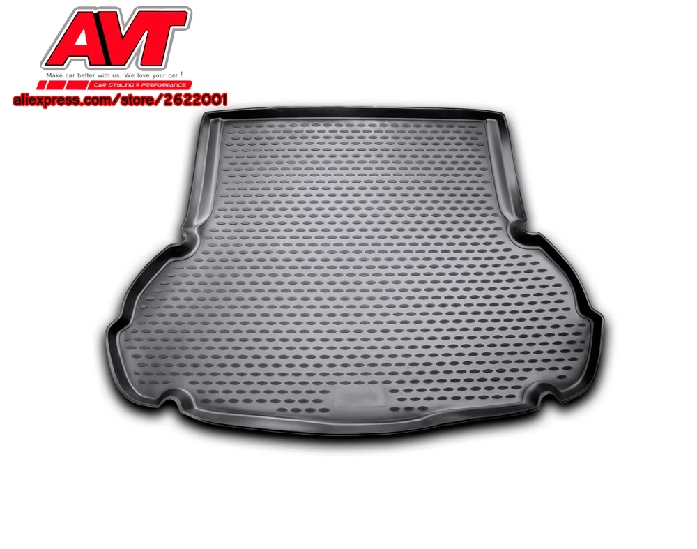 Trunk mats for Hyundai Elantra MD 2011 2016 Sedan 1 pcs rubber rugs non
