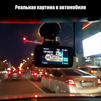 Junsun L2 Car DVR Dash Cam Ambarella 3 in 1 Video Recorder Radar Detector GPS FHD 1296P Registrar Dashcam AntiRadar for Russia