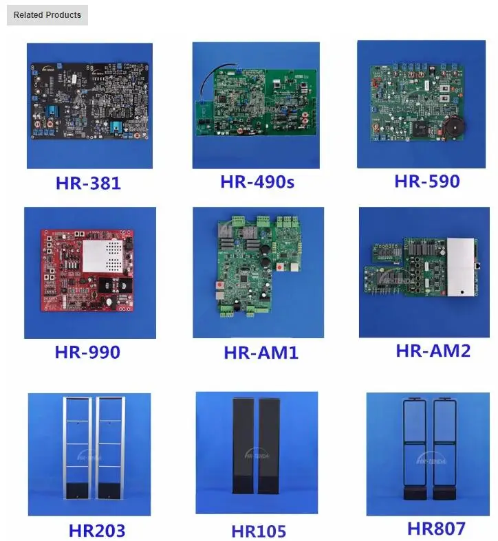 Главная RF DSP плата 8,2 МГц RF PCB платы 590 RX+ TX для антенны eas