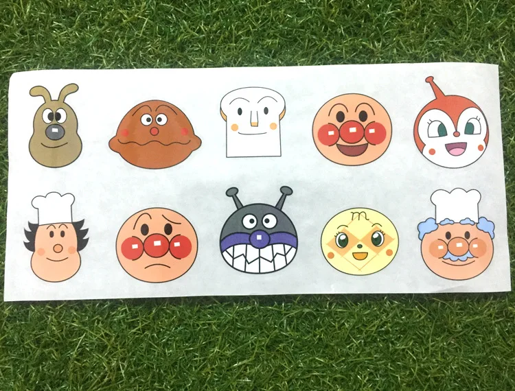 5 листов/Партия Светящиеся Наклейки для macbook Anpanman pompom purin аниме детская комната