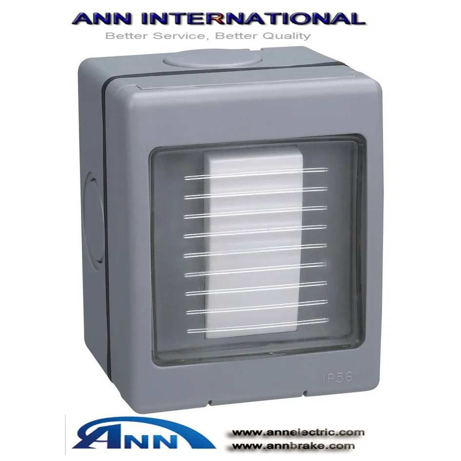 

AT 120, 1 gang 2 way switch weather protected switches,IP56