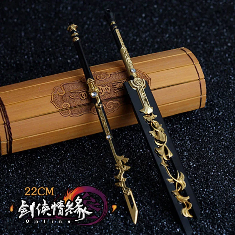 Personality Sword Model Alloy Weapon Swords Knife Scabbard Model Key Chain  Chinese Style With Tassel Game Hobbies Collection - Toy Swords - AliExpress