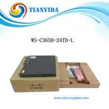 WS-C3650-24TD-L 2x10G utlink ядро lan переключатели поддержка 41,66 Mpps пересылка полосы пропускания