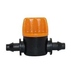 Мини-клапан с 4/7 мм шланг садовый орошения колючей клапан регулирования расхода воды инструменты для сельского хозяйства приспособления