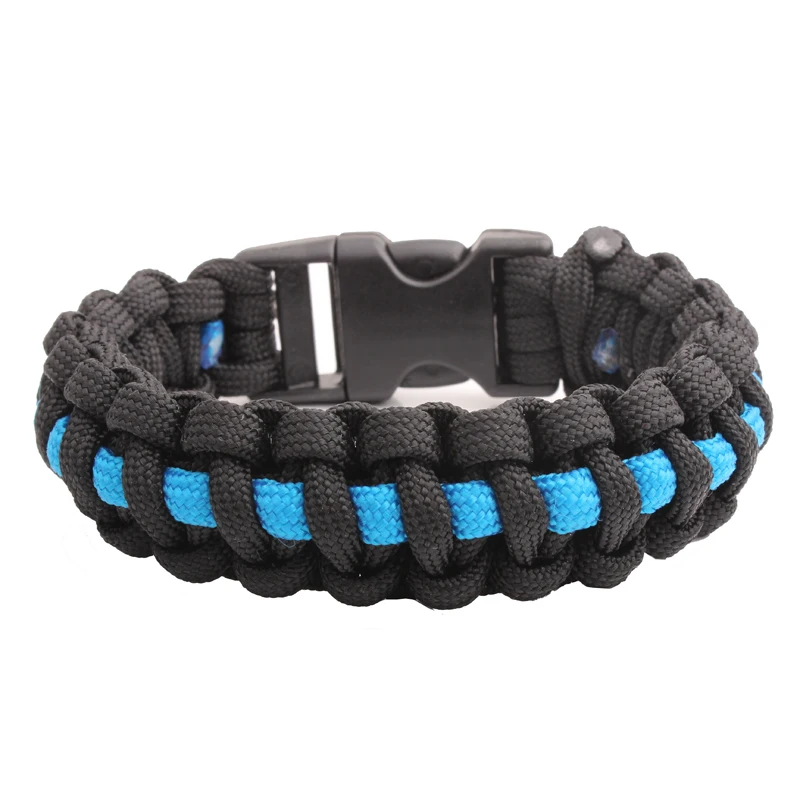 

Parachute Cord Paracord Survival Bracelet Outdoor Camping Quick Release Bracelet. Climbing Camping survival equipment